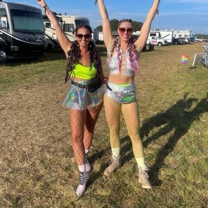 Clear combat boots, black laces, size 40